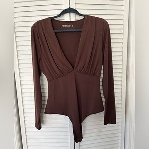 Abercrombie plunge bodysuit